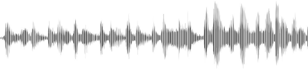 Monochrome Sound Wave png transparent