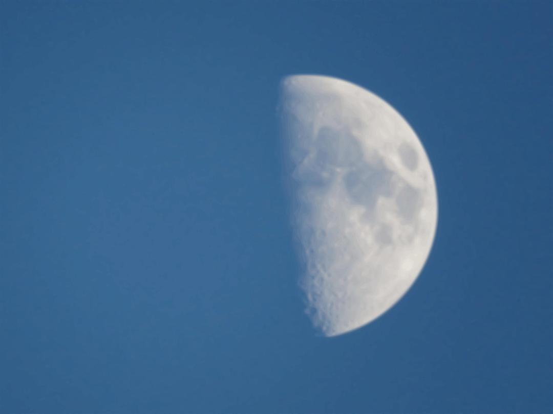 Moon in the daytime png transparent