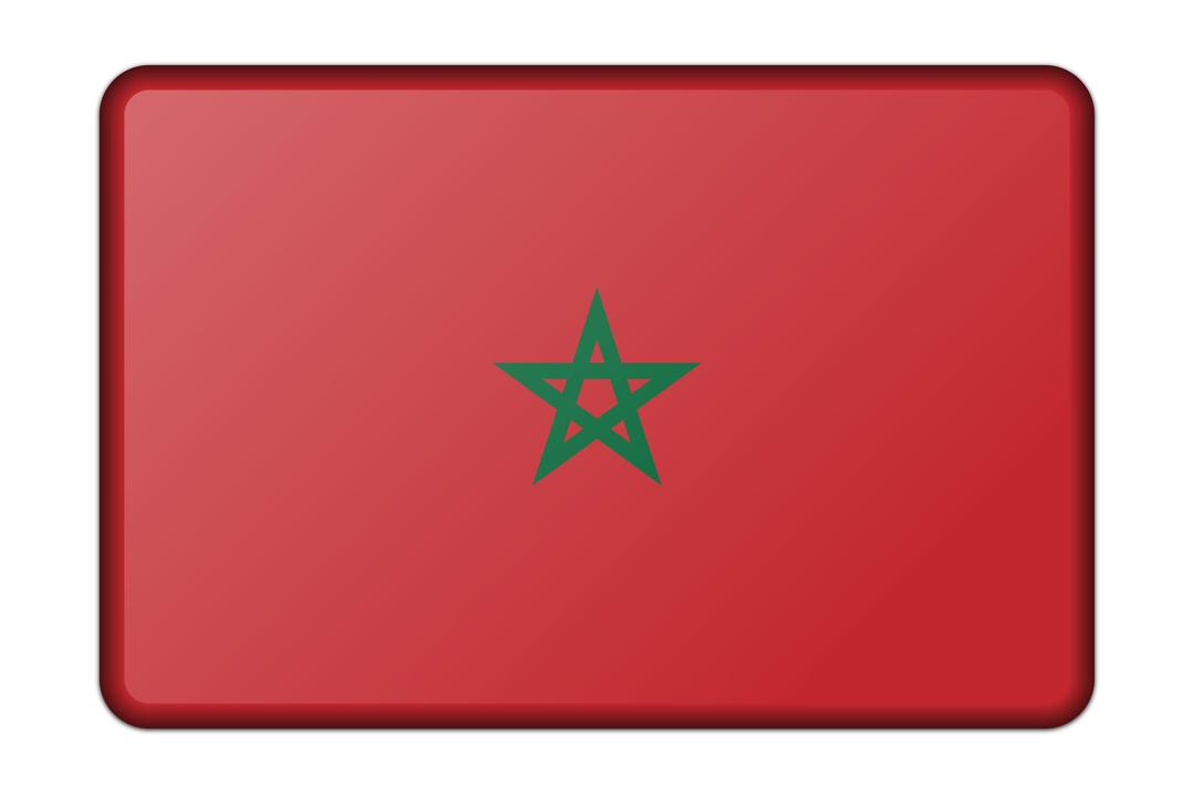 Morocco flag png transparent