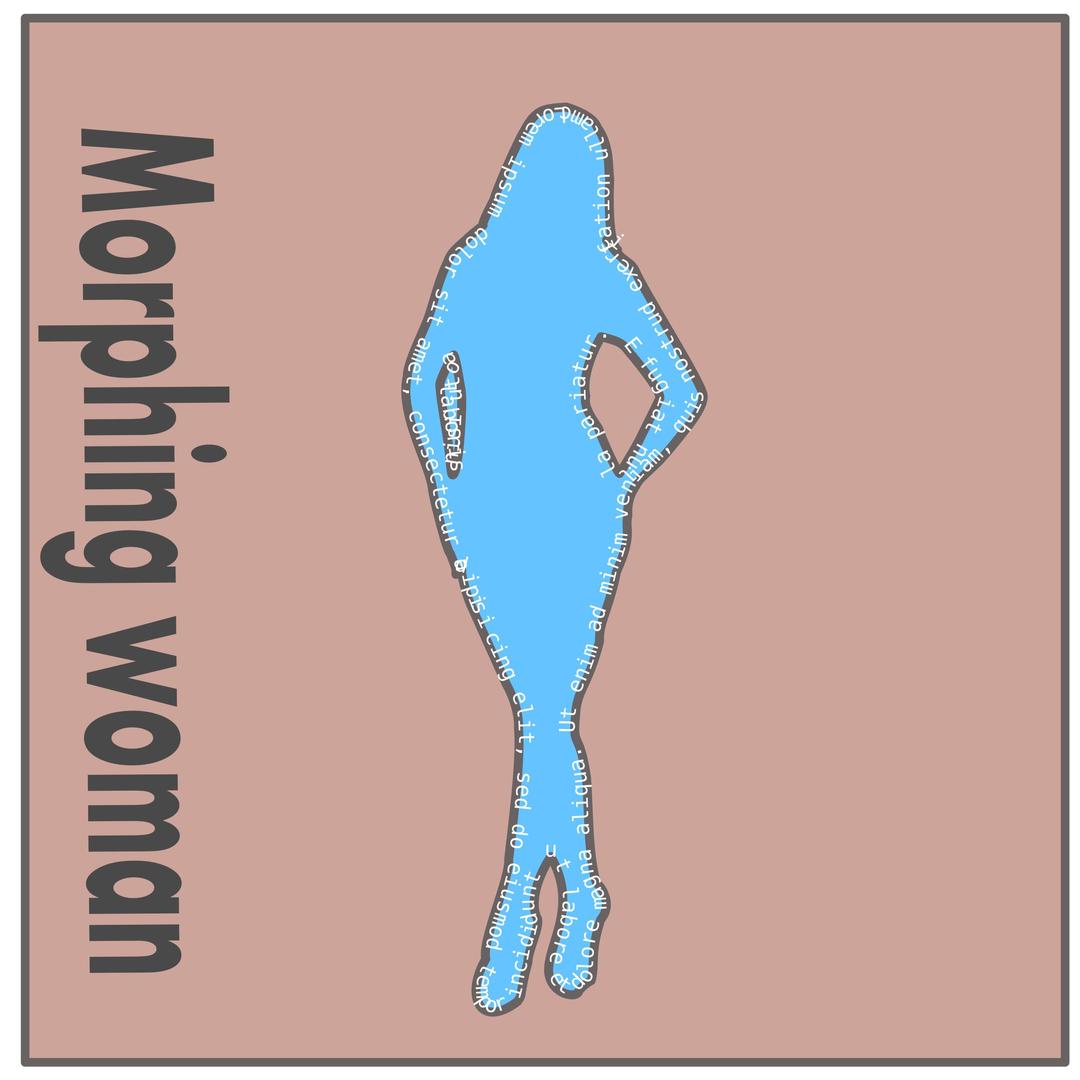 Morphing woman 01 png transparent
