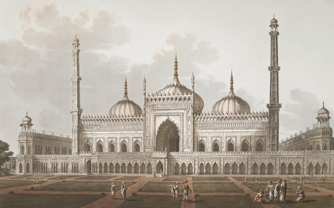 Mosque at Lucknow png transparent