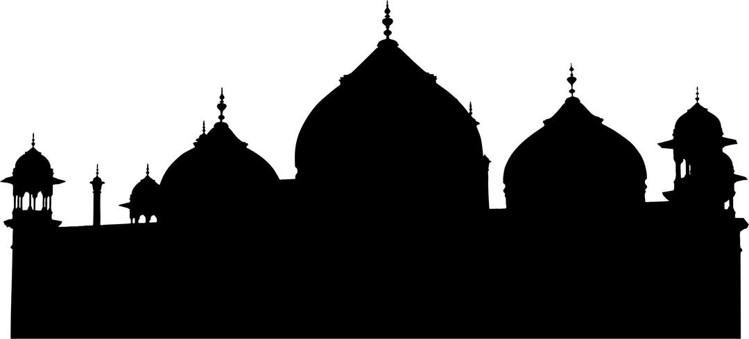Mosque Silhouette png transparent