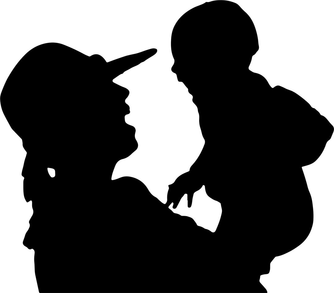 Mother And Baby Having Fun Silhouette png transparent