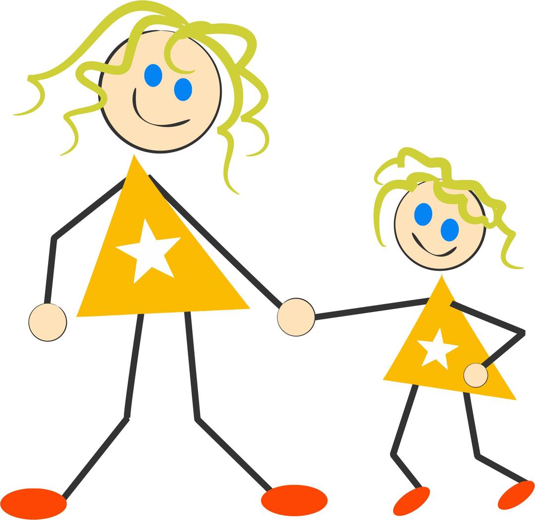 Mother And Daughter png transparent