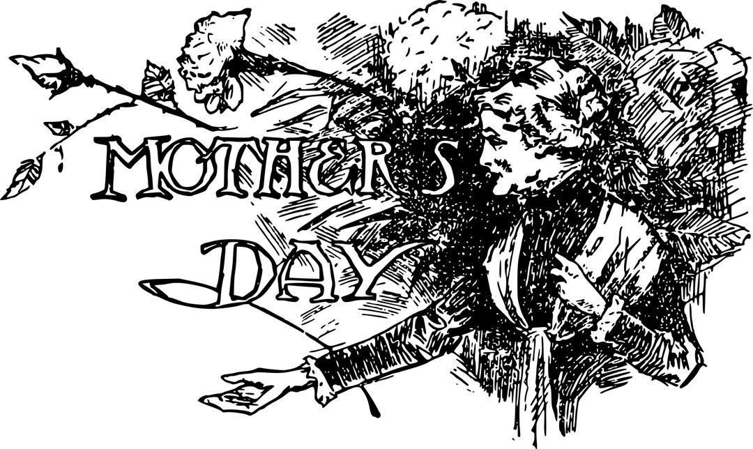 Mother's Day Title png transparent