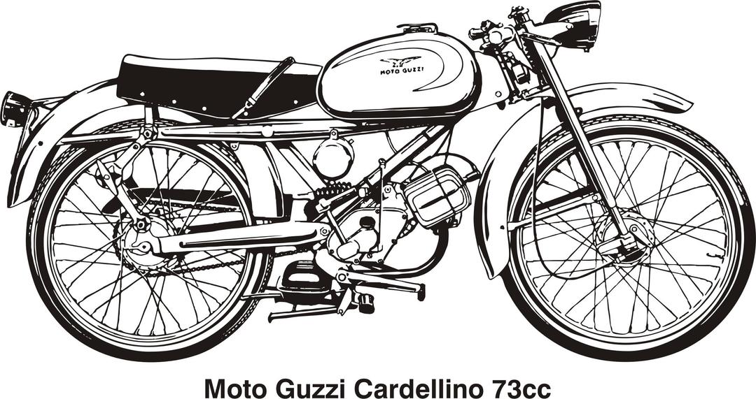 Moto Guzzi Cardellino 73cc, year 1959 png transparent