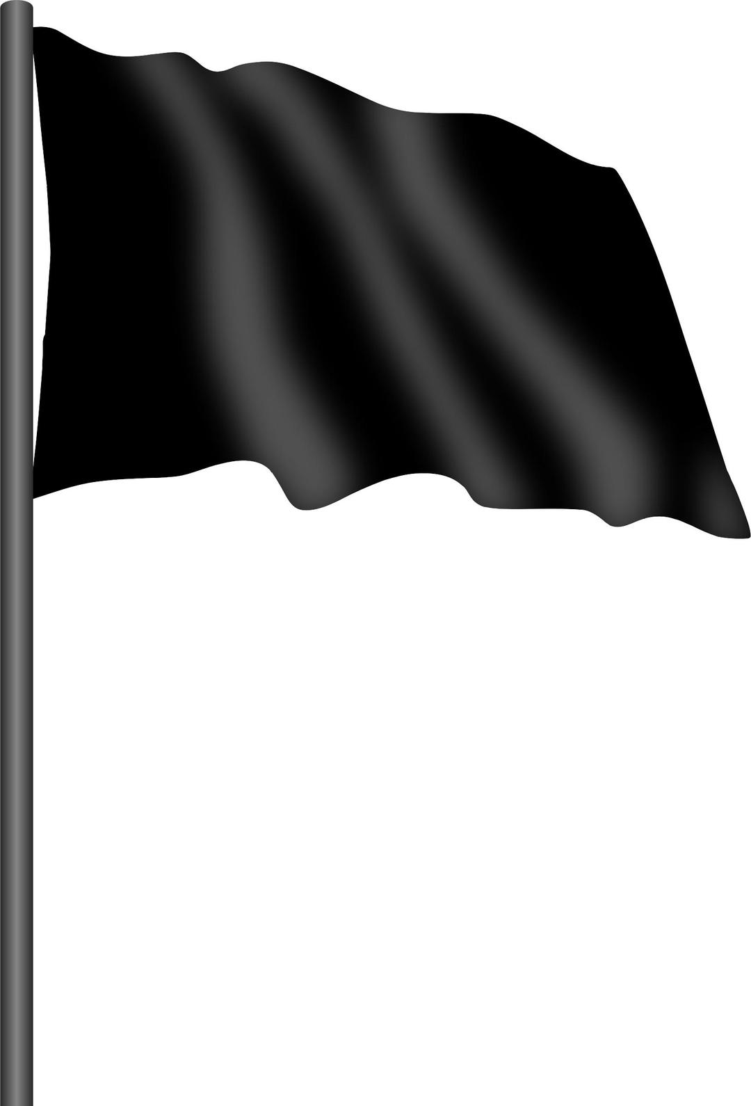 Motor racing flag 4 - black flag png transparent