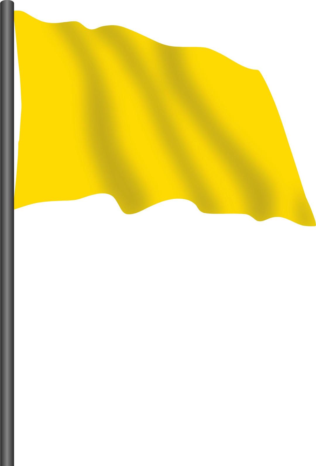 Motor racing flag 5 - yellow flag png transparent