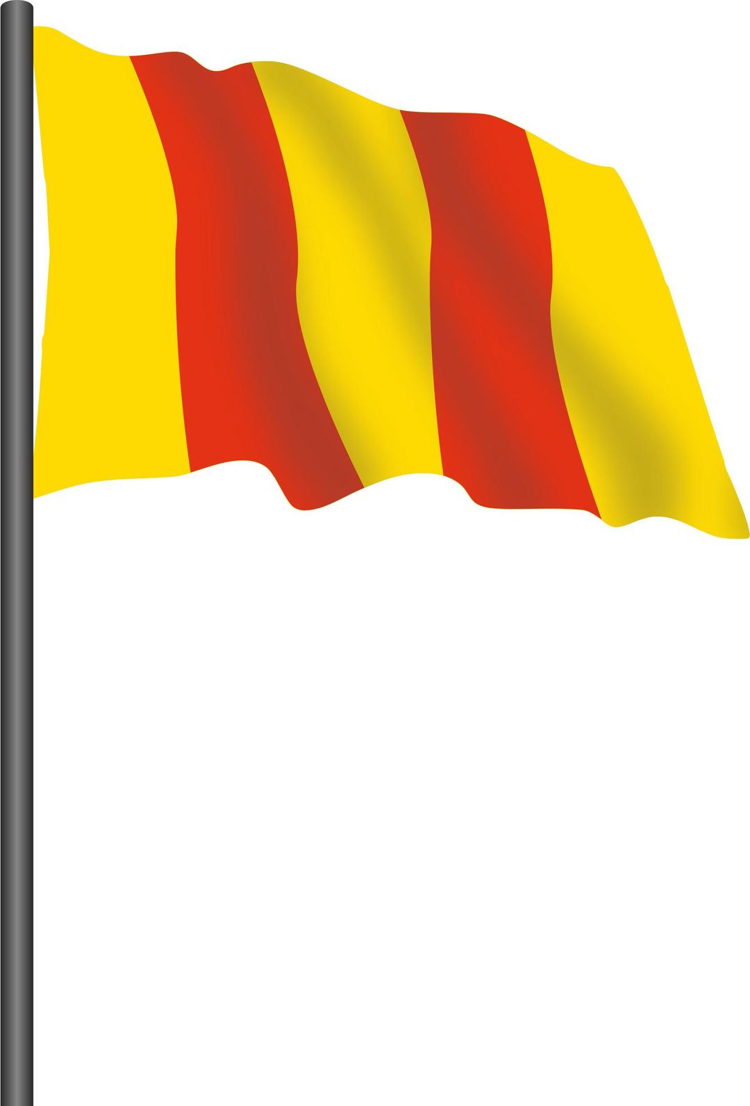 Motor racing flag 8 - red and yellow flag png transparent