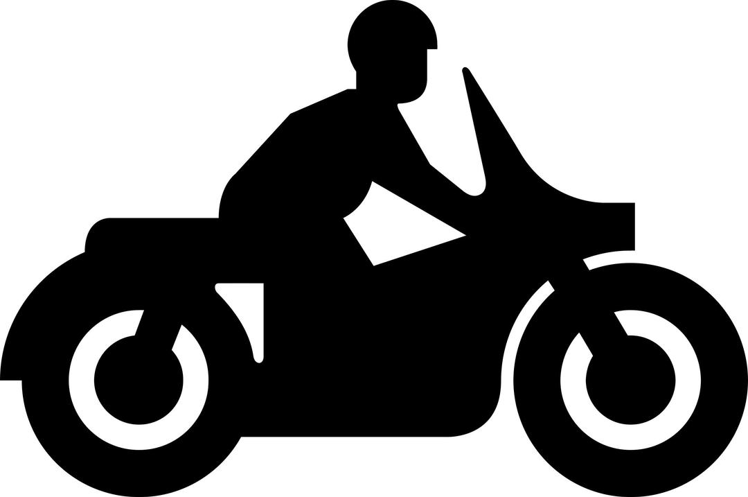 Motorbike Man png transparent