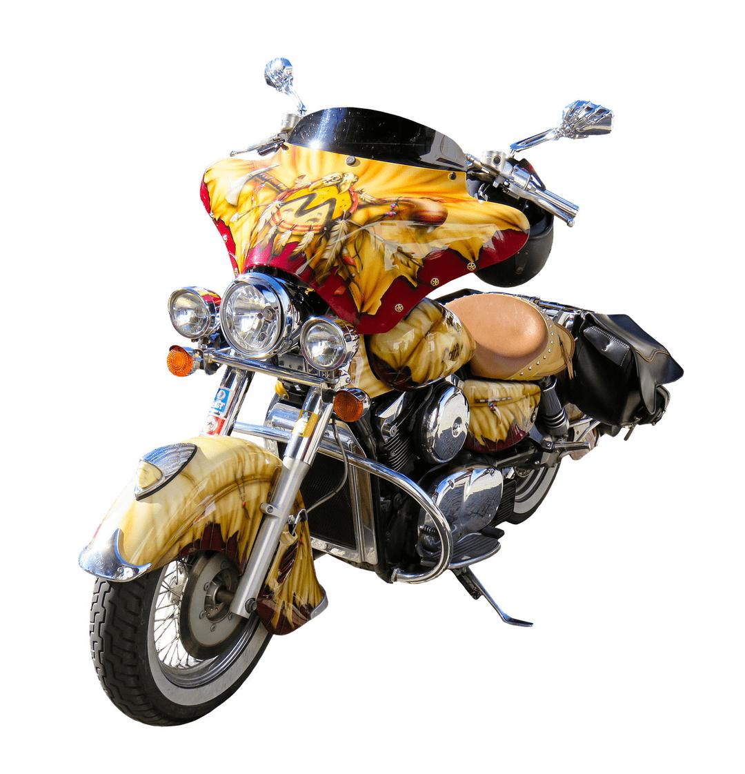 Motorcycle Drifter Front View png transparent