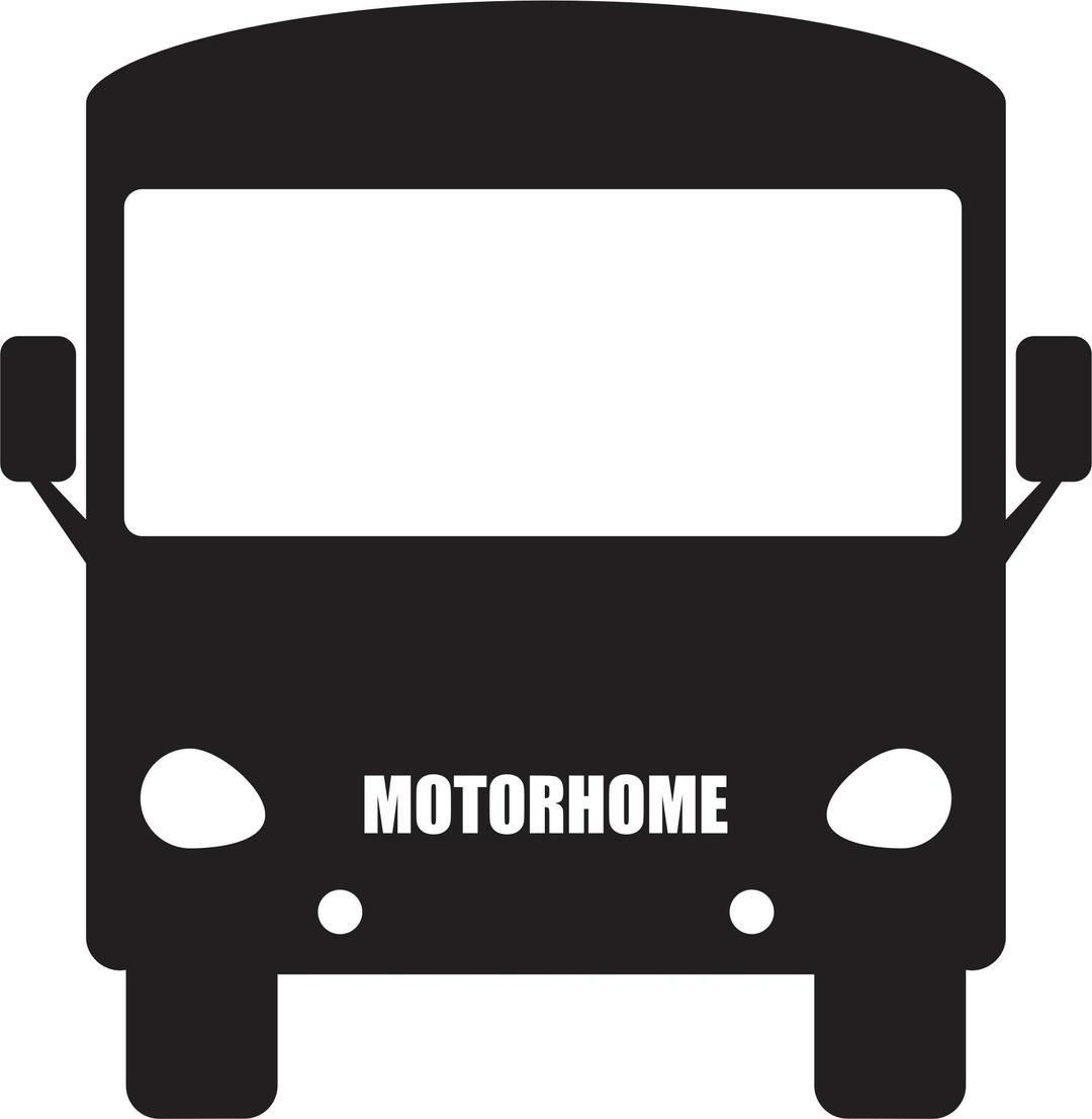 Motorhome Silhouette png transparent