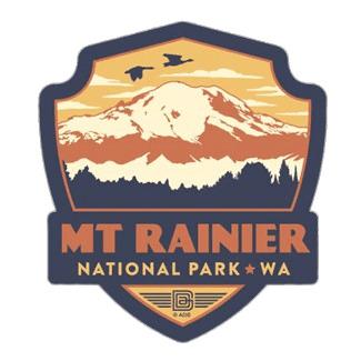 Mount Rainier National Park Emblem png transparent