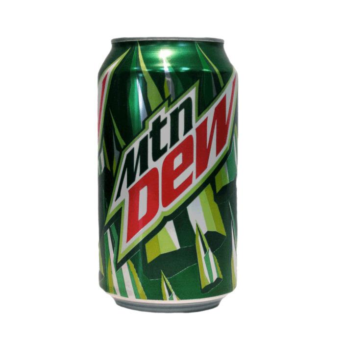 Mountain Dew Green Can png transparent