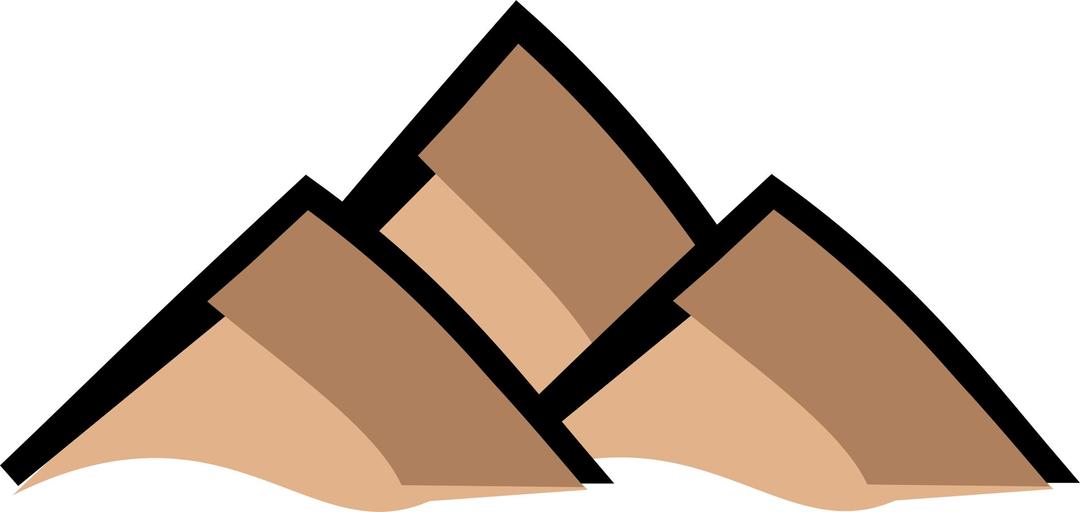 Mountain - map symbol png transparent
