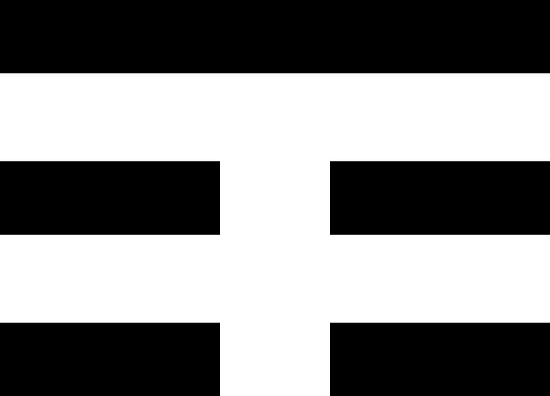 Mountain Trigram, Unicode 2636 png transparent