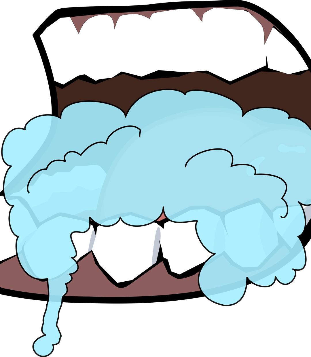 Mouth Foaming 1 png transparent