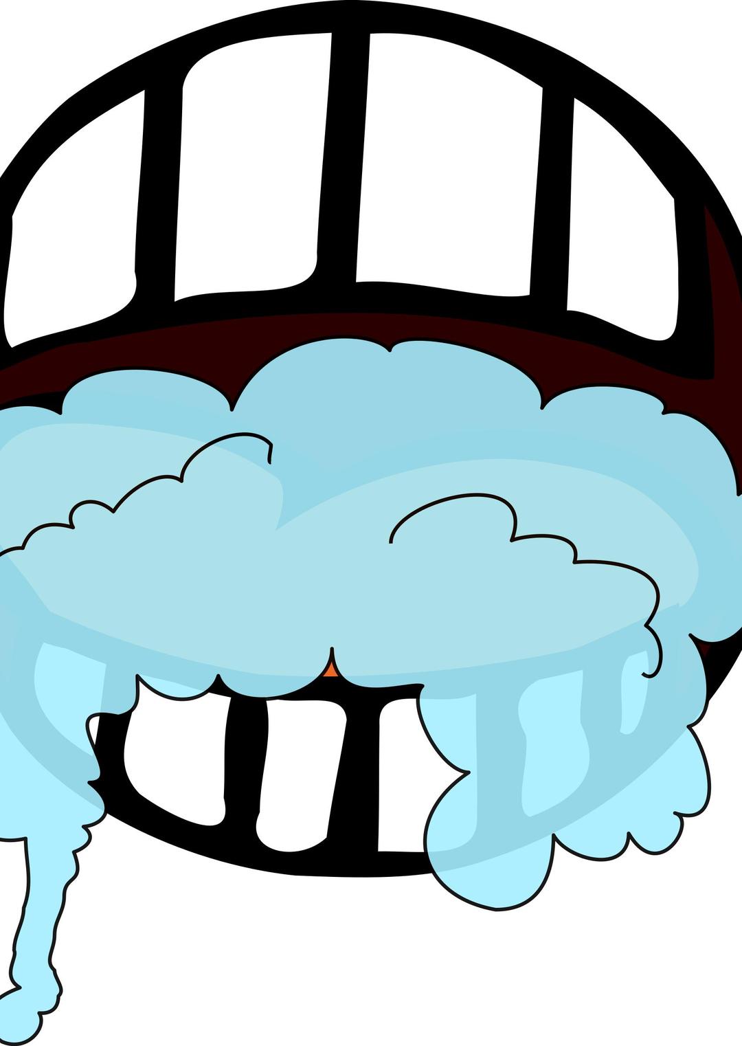 Mouth Foaming 2 png transparent