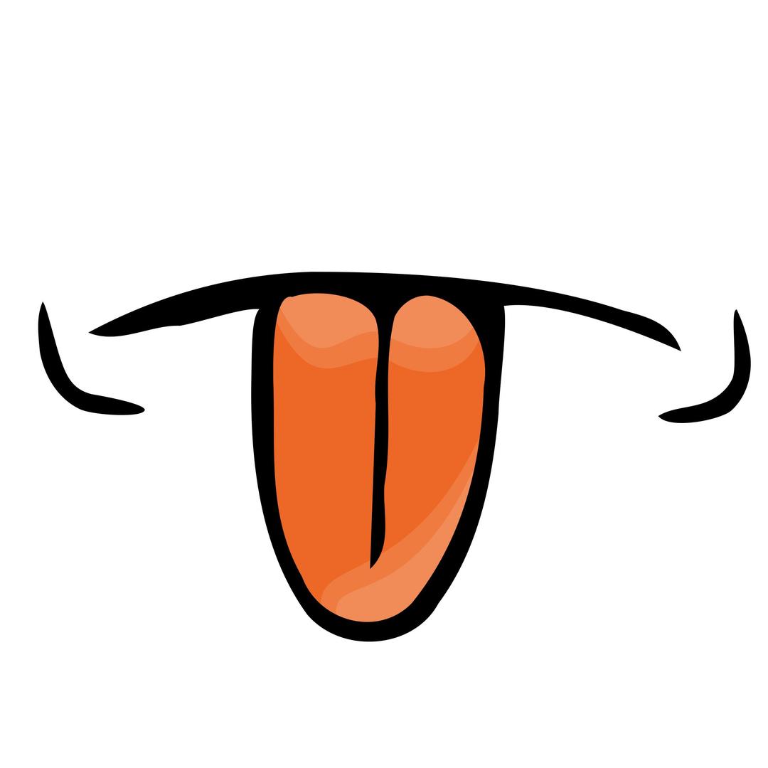 Mouth with tongue png transparent