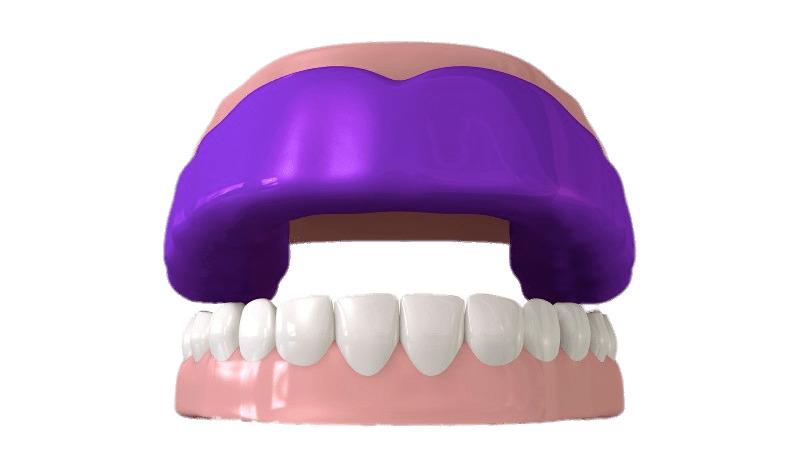 Mouthguard on Top Teeth Illustration png transparent