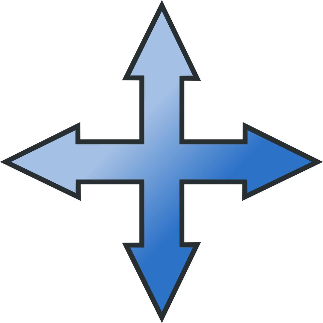 Move or Resize Arrow Icon png transparent