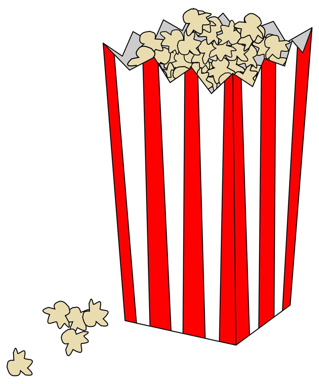 Movie Popcorn Bag png transparent