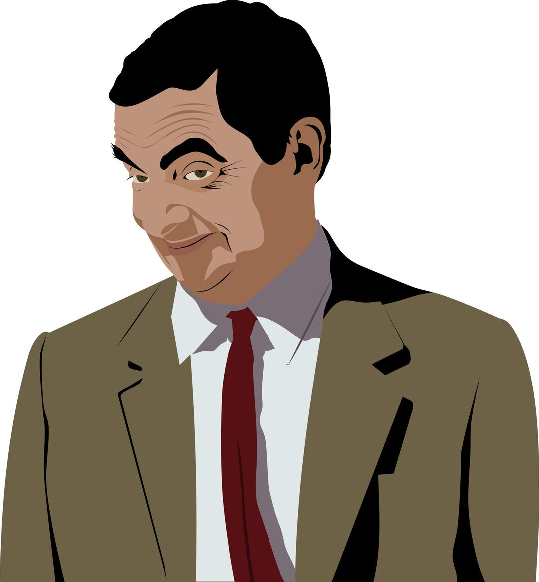Mr. Bean (color) png transparent