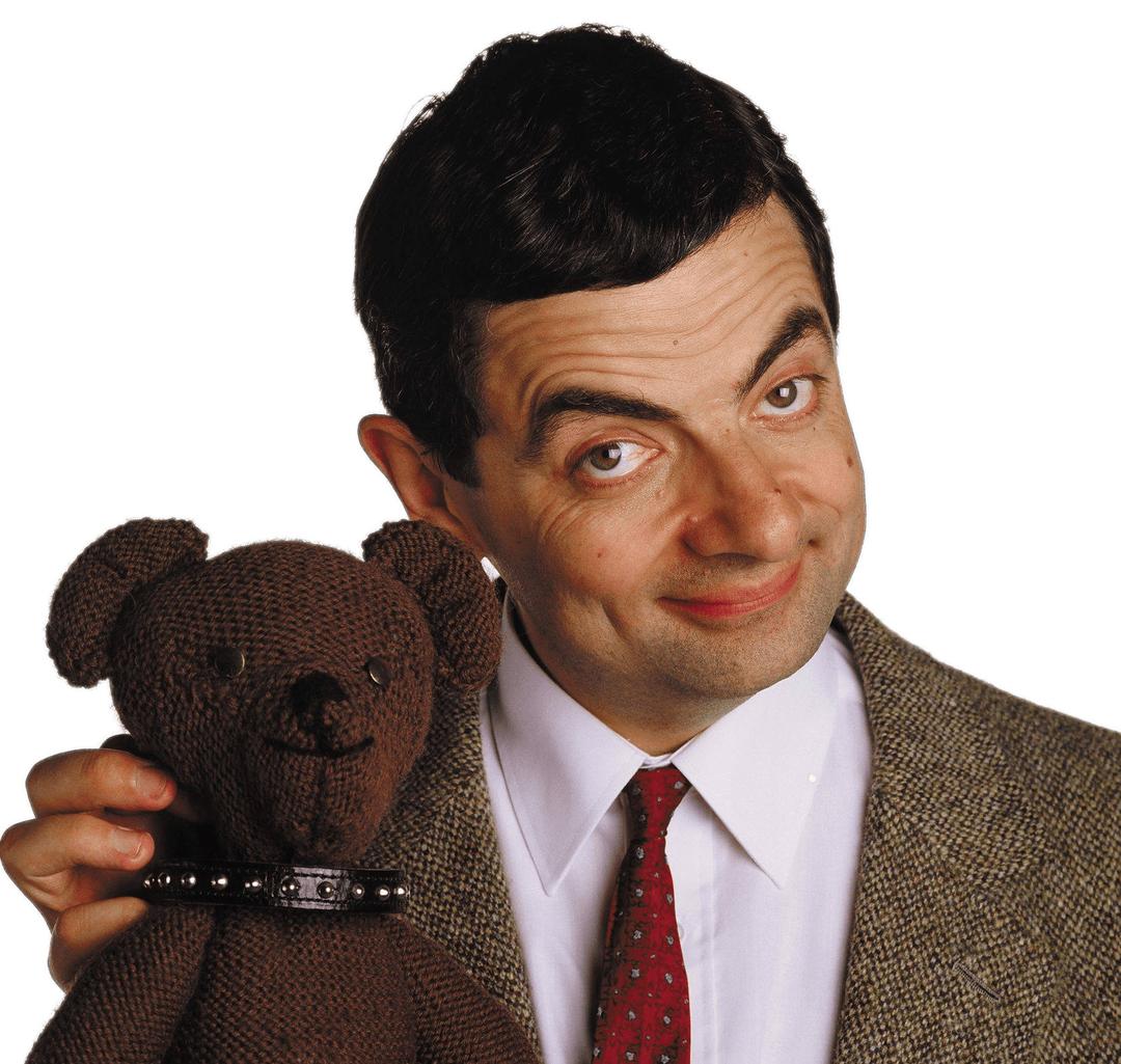 Mr Bean With Teddybear png transparent