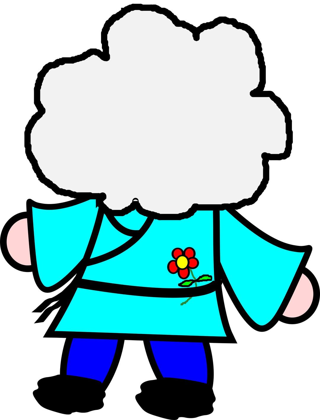 Mr Cloud png transparent