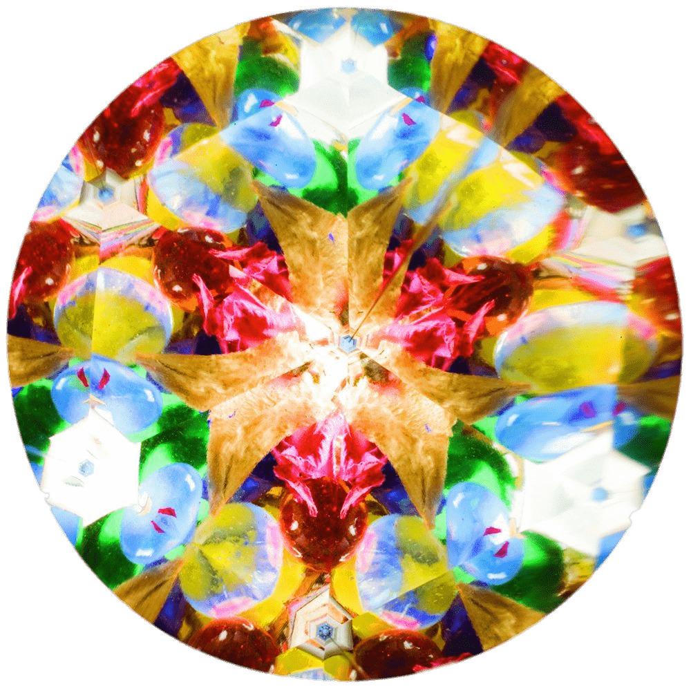 Multicolour Kaleidoscope png transparent