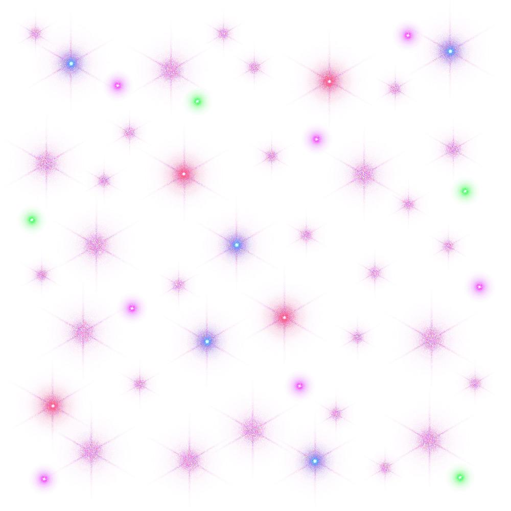 Multicolour Stars png transparent
