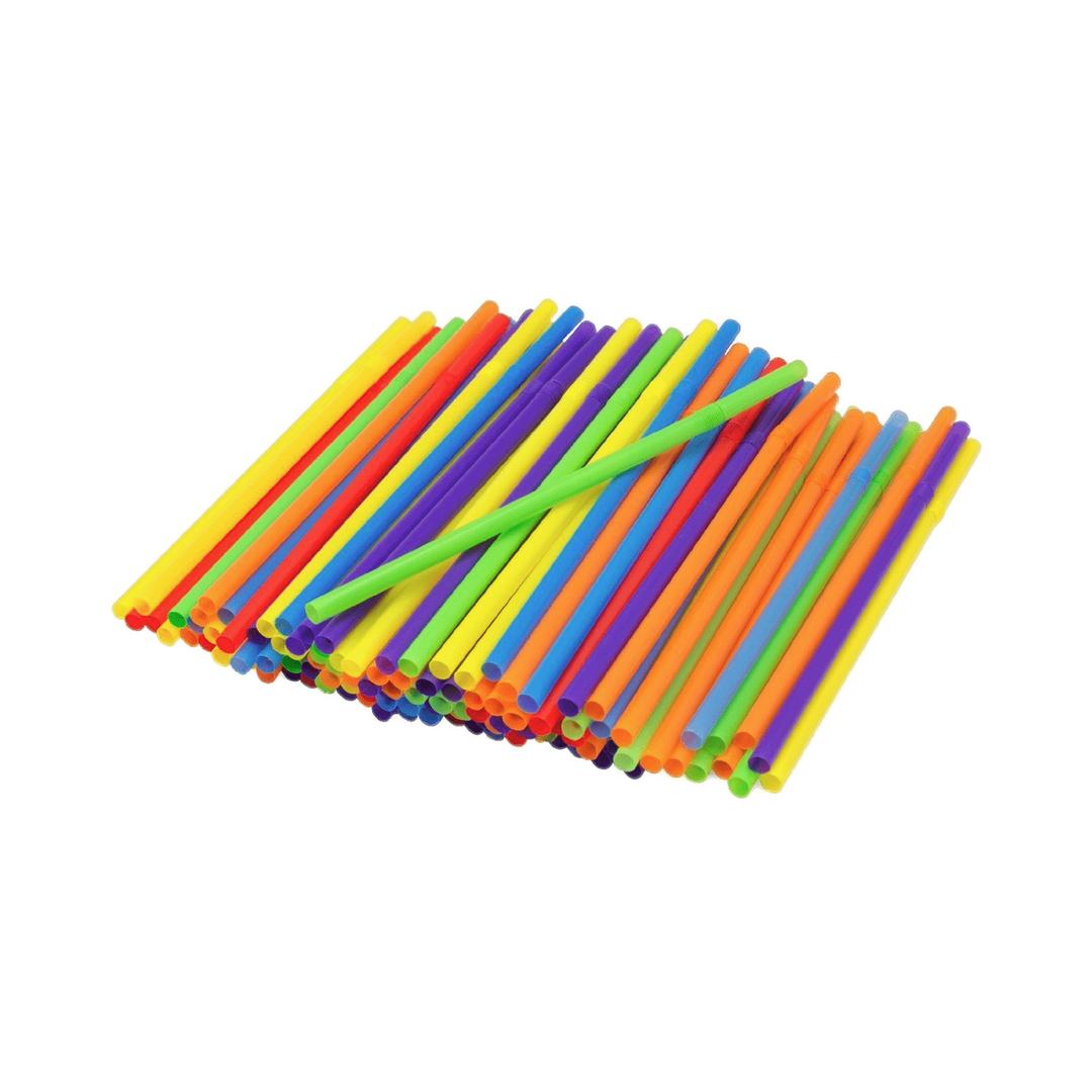 Multicoloured Drinking Straws png transparent