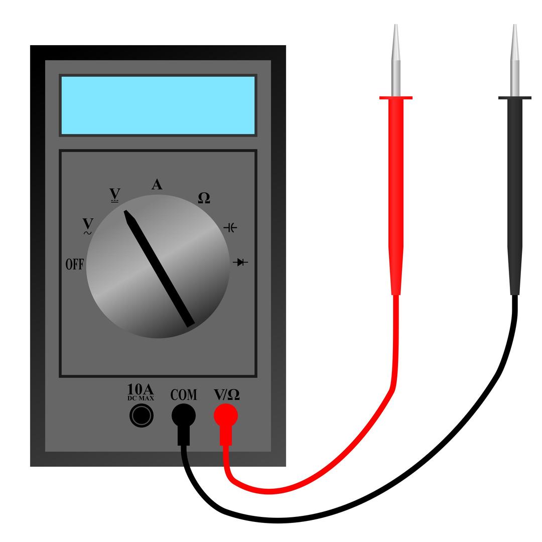 Multimeter with leads png transparent