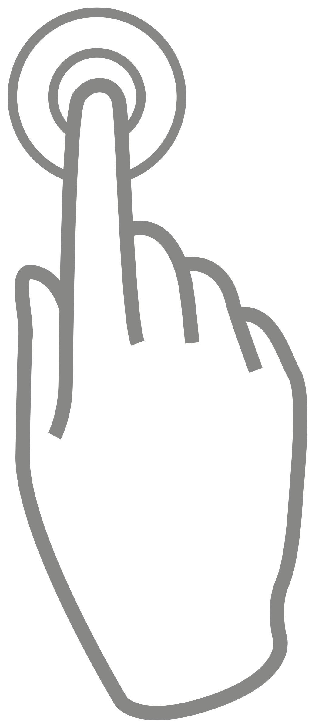 Multitouch - hold png transparent
