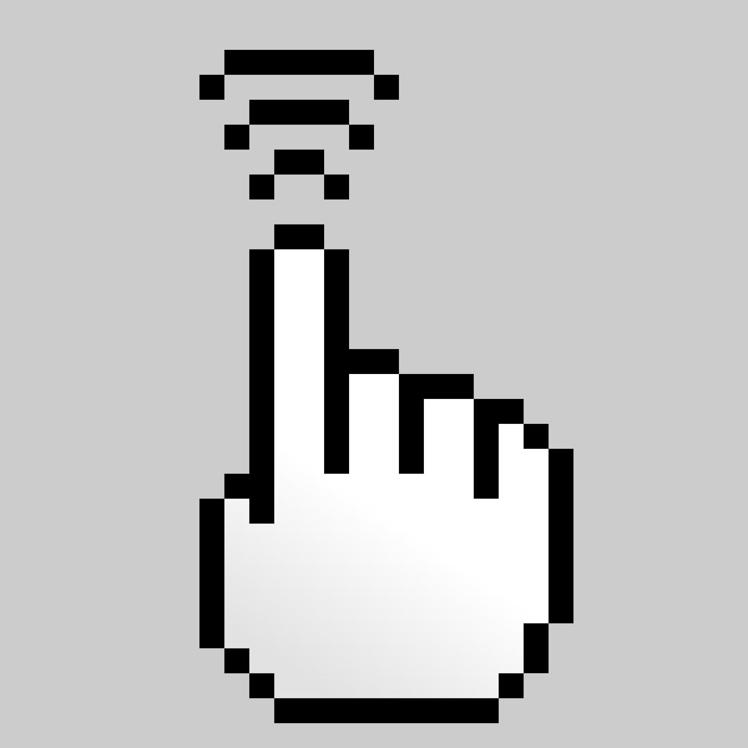 MultiTouch-Interface Pixel-theme 1-finger-Triple-Tap png transparent