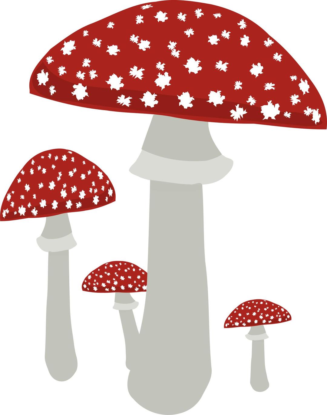 Mushrooms 4 png transparent