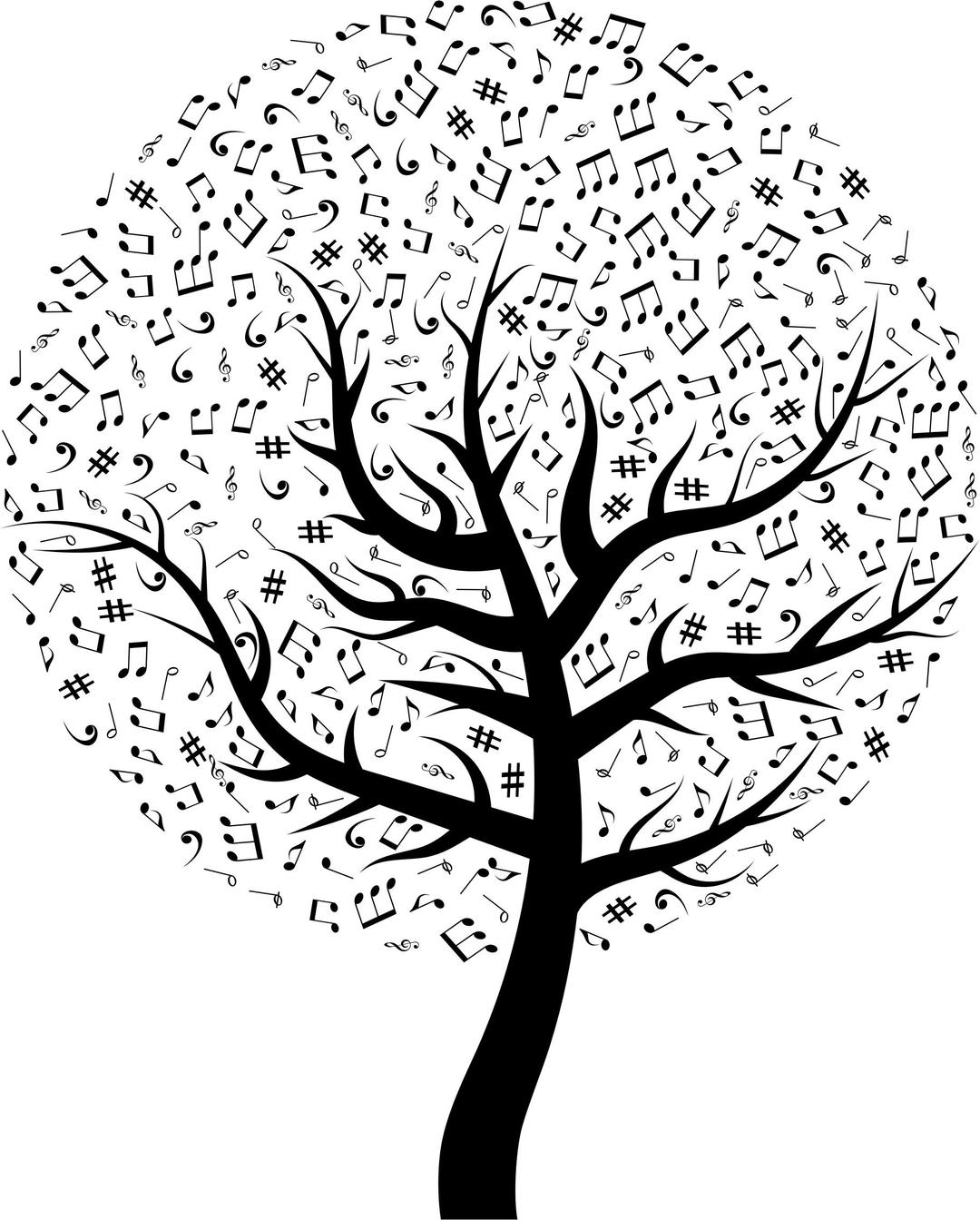 Music Tree png transparent