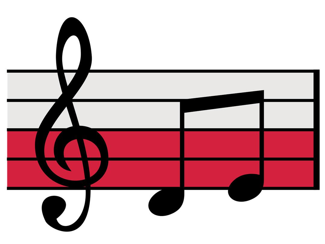Musical Notes Red Background png transparent