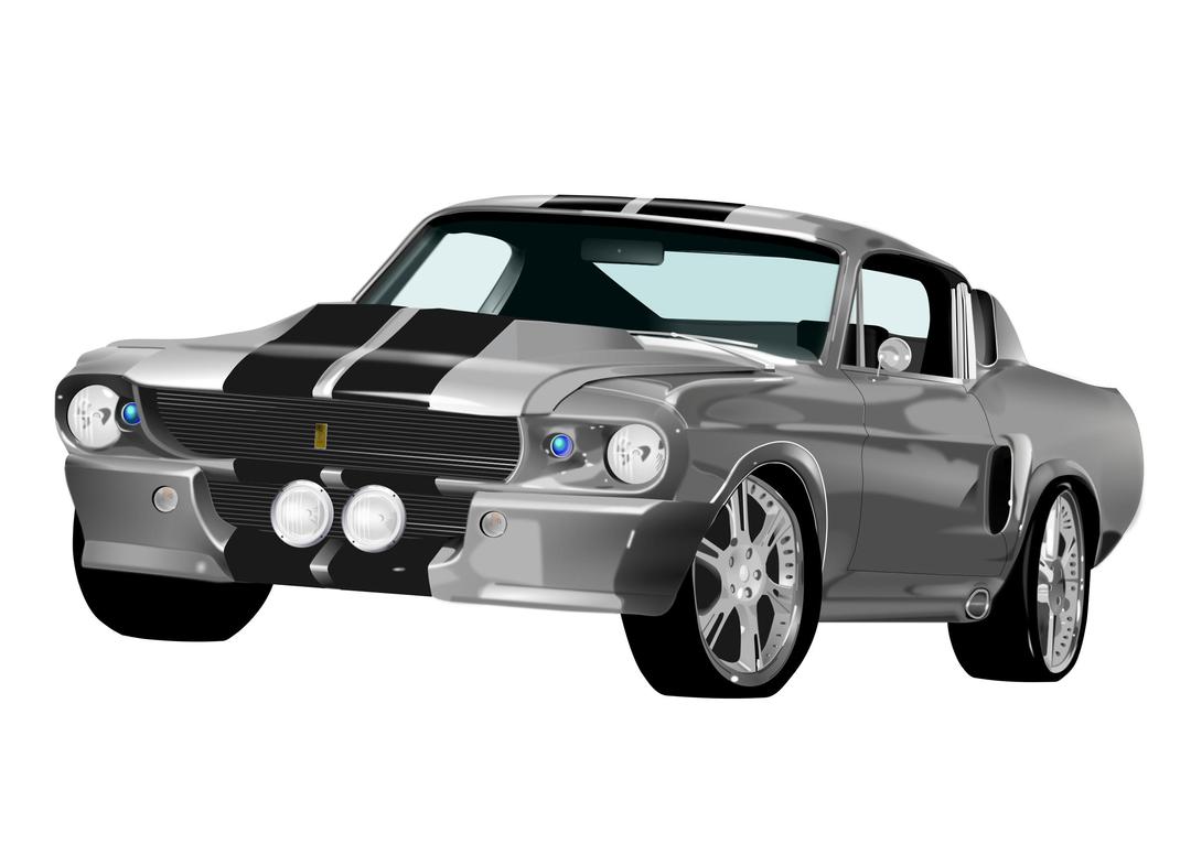Mustang 500gt png transparent