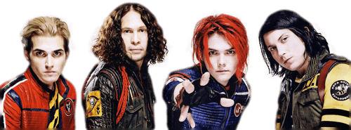 My Chemical Romance Group png transparent
