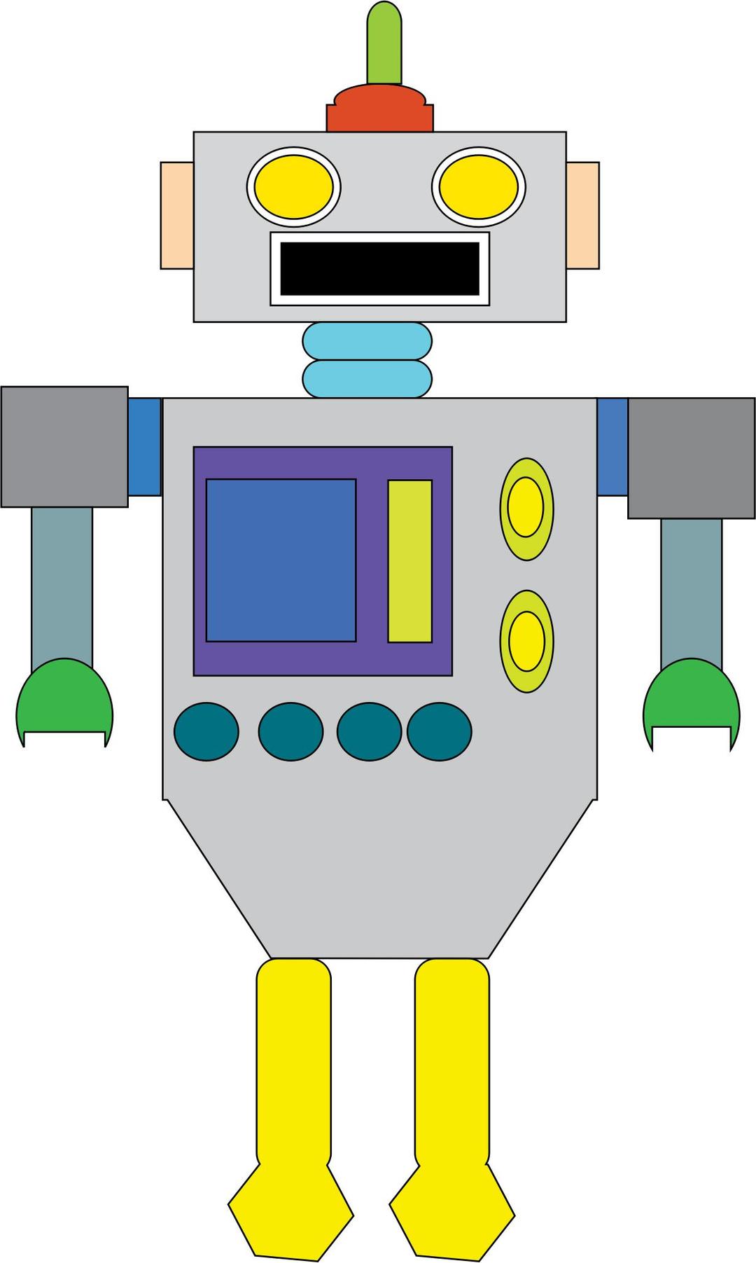 My first robot Mr rays png transparent