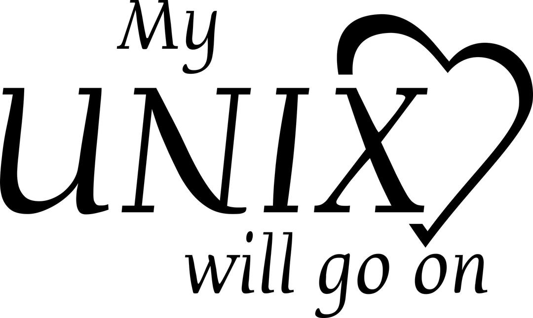 My UNIX will go on png transparent