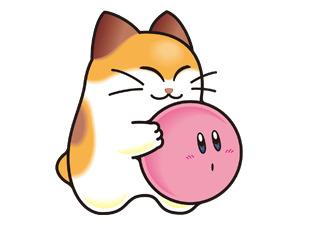 Nago Playing With Kirby png transparent