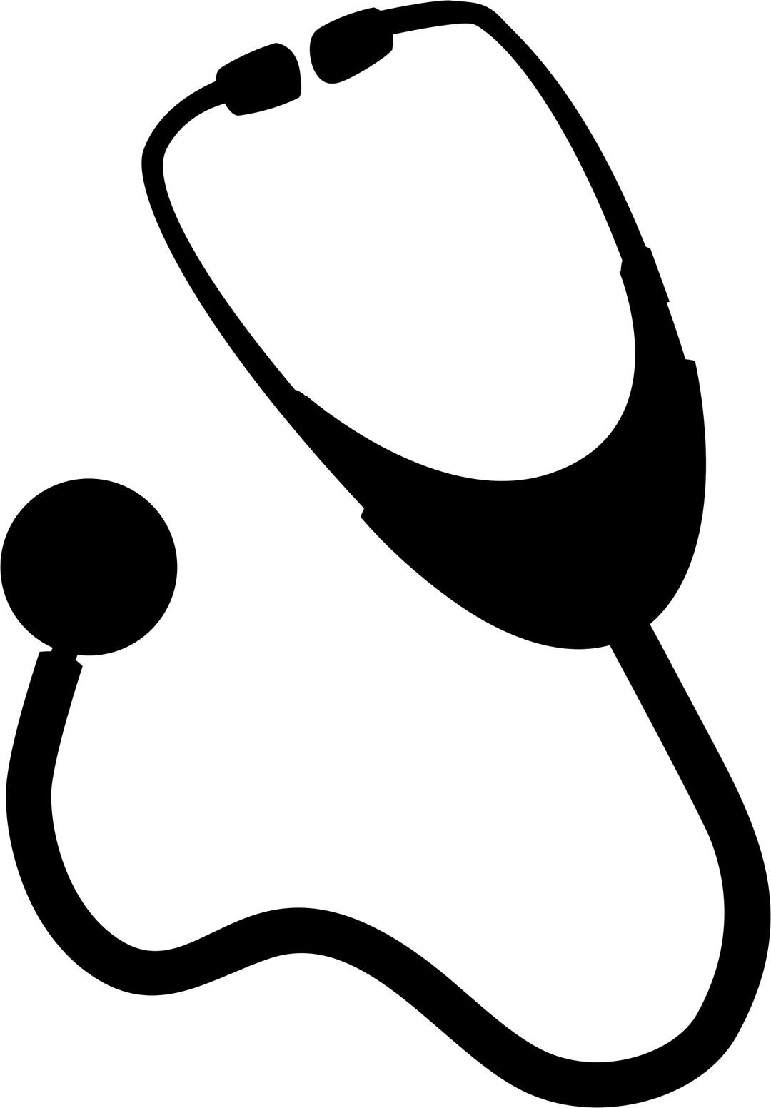 NASA Stethoscope Silhouette png transparent