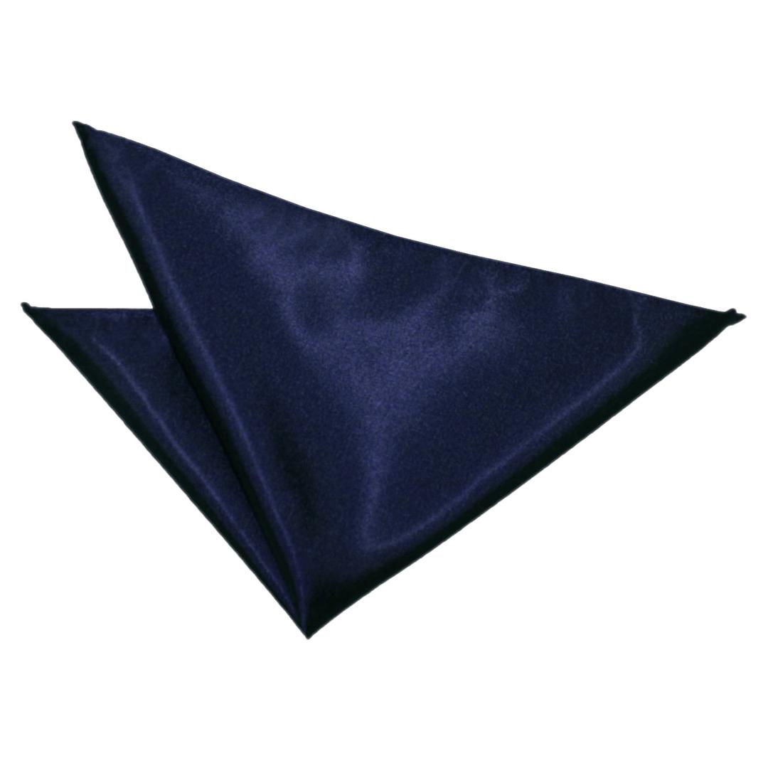 Navy Blue Satin Handkerchief png transparent