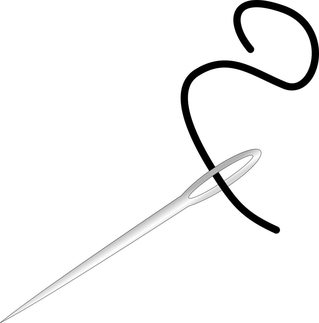 Needle and String png transparent