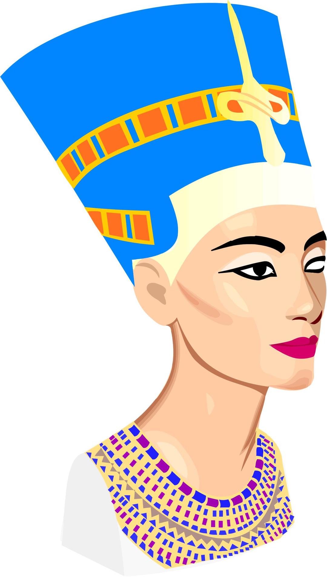 Nefertiti Portrait png transparent