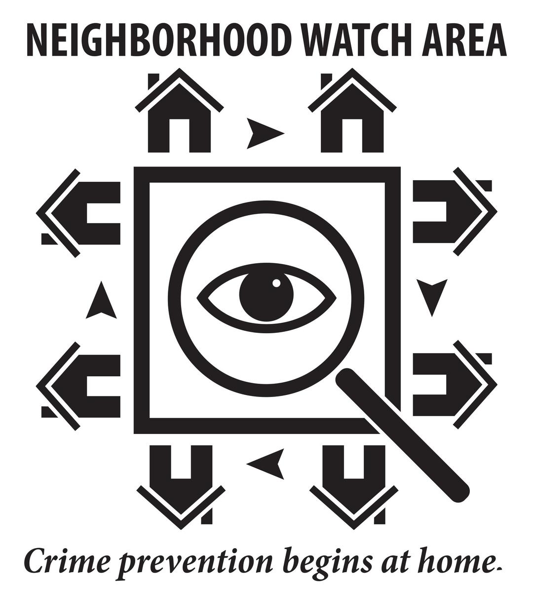 Neighborhood Watch Area png transparent