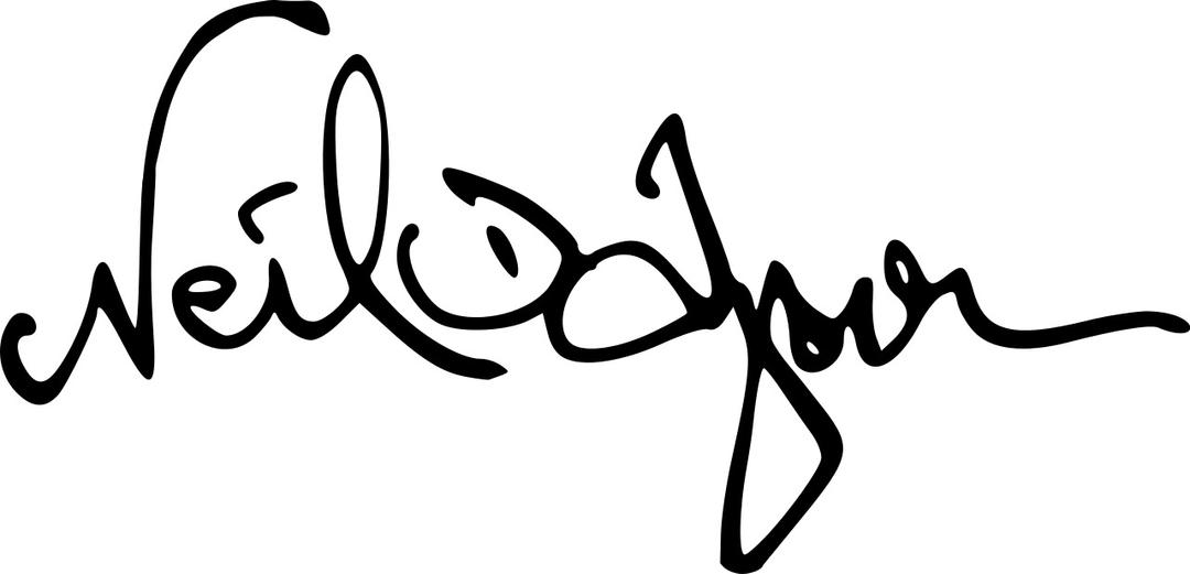 Neil DeGrasse Tyson Signature png transparent