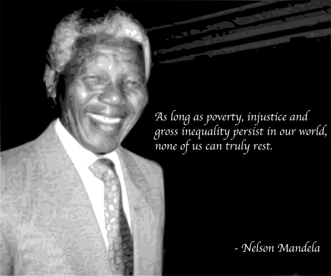 Nelson Mandela Quote png transparent